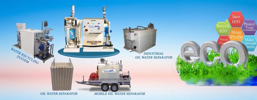All Freylit Wash Water Recycling Solutions Equipment Grouped Together